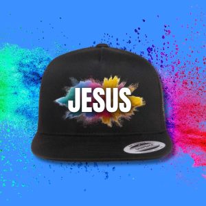 Jesus W/Paint Splatter - Faith Hat